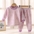 Kids Autumn Winter Thicken Warm Pajamas Toddler Baby Cute Cartoon Long Sleeve Pyjamas Boys Girls Casual Sleepwear Clothing Sets