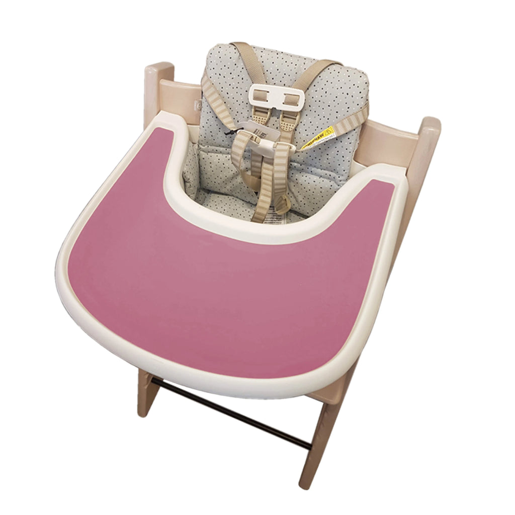 1 pièce - Tapis de table en silicone anti-trébuchement facile à nettoyer, tapis de repas pour bébé, plateau plat pour chaise haute.