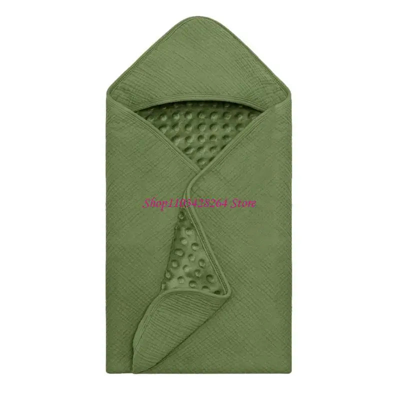 Serviette de bain bébé à capuche, double face, en coton, multi-usage, accessoire de bain