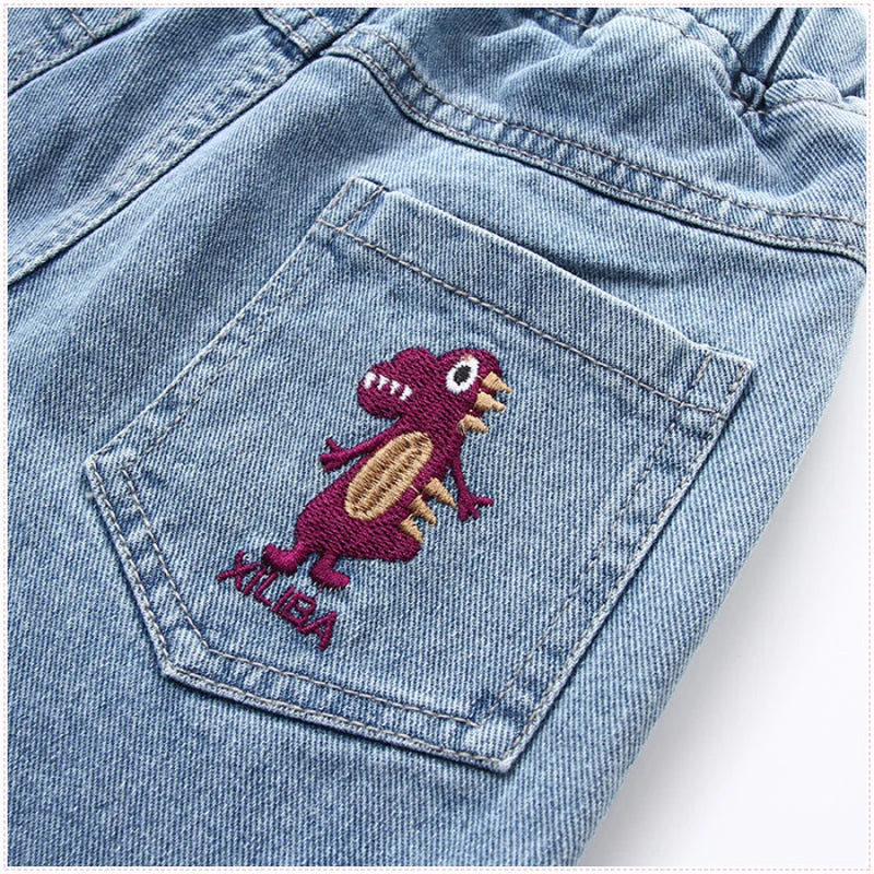 IENENS Short en jean décontracté pour bébé garçon et fille, vêtements d'été pour enfants, shorts courts, vêtements pour garçons de 2 à 8 ans, shorts en jean amples pour garçon.